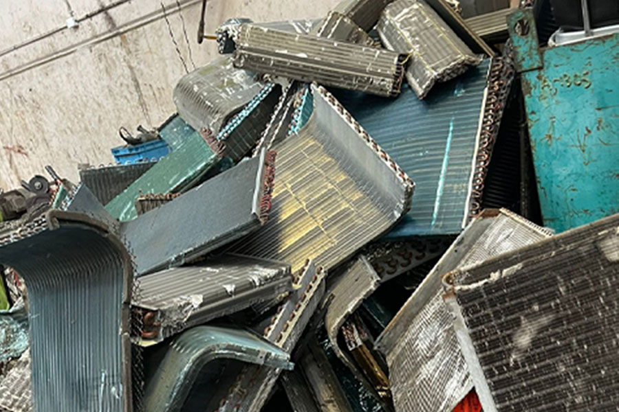 Aluminium scrap recycling